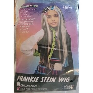 Frankie Stein CHILD Wig Costume Accessory NEW Monster High